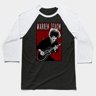 Retro Vintage Warren Zevon Baseball T-Shirt